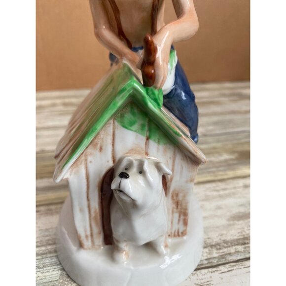 1981 Royal Doulton Childhood Days "As Good as New" HN 2971 Figurine Boy & Dog - Picture 8 of 11